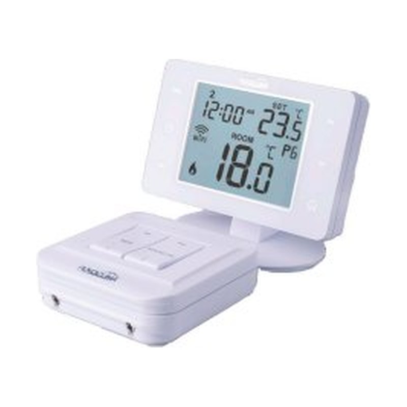 Termostato programable WiFi con receptor RF