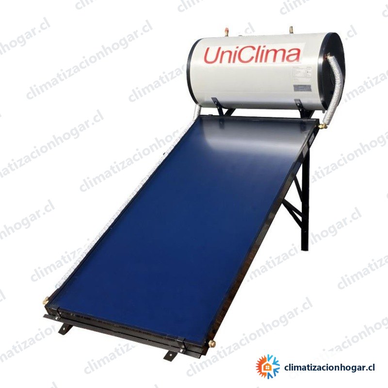 Kit solar termosifón UniSun 150 L para techo plano
